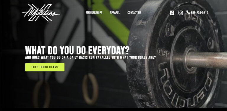 Best websites for your gym or fitness center | Web Design for Gyms | Rapid Rollout