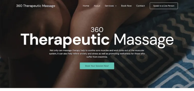 Massage Therapy Website | Rapid Rollout Web Design